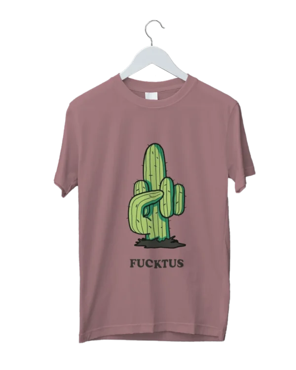 Fucktus🌵 Round Neck T-shirt - Image 4