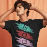 Joy Stick Buttons Round Neck