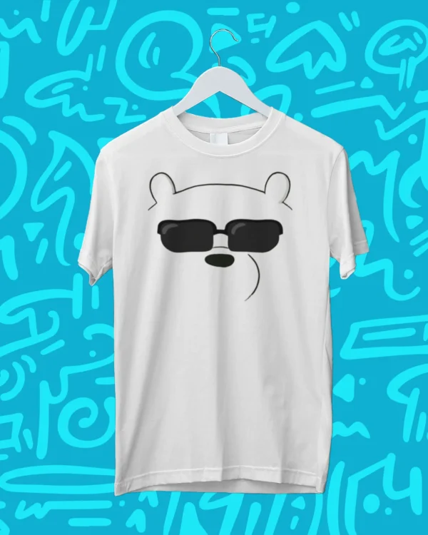 Cool Bear Round Neck T-shirt - Image 3