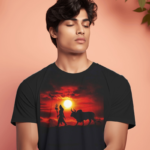 Shiva and Nandi Round Neck T-shirt