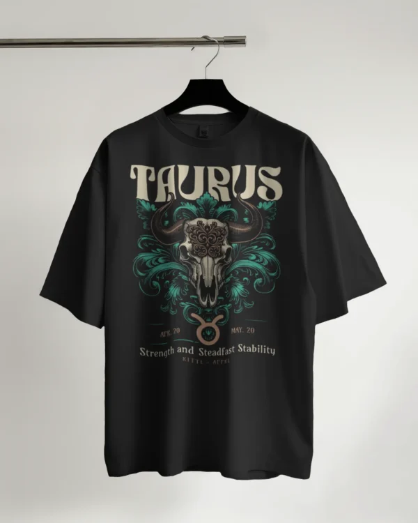 Zodiac Signs: Taurus Round Neck