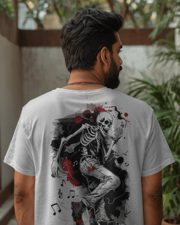 Dancing Punk Round Neck T-shirt - Image 2