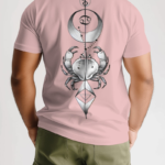 Zodiac Signs: Cancer Back Side Round Neck