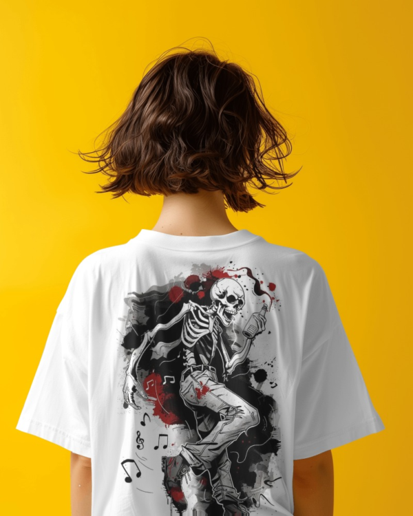 Dancing Punk Round Neck T-shirt - Image 4