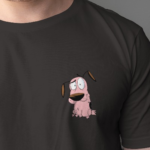 Courage The Cowardly Dog Round Neck