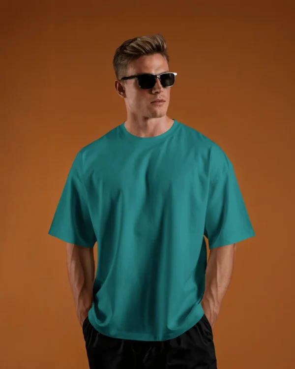 Biker Est.2000 Teal OverSized - Image 5