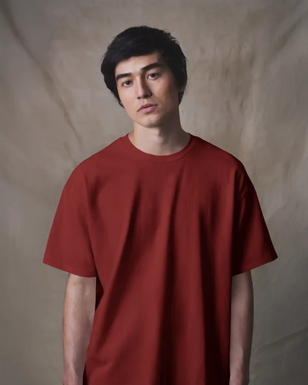 Maroon OverSized Heavy Fabric - Image 5