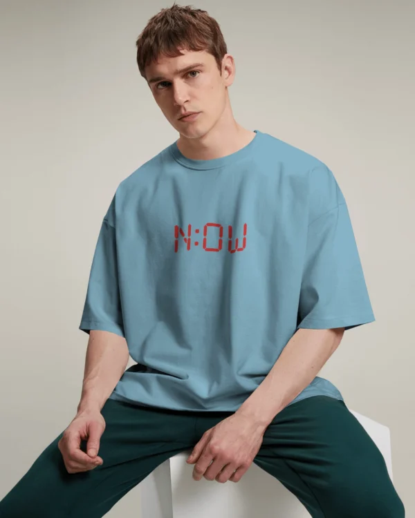 Now-Digital Sky Blue OverSized - Image 2