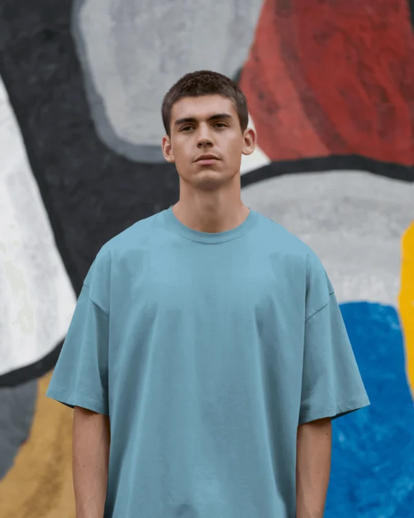 SkyBlue OverSized Heavy Fabric - Image 4