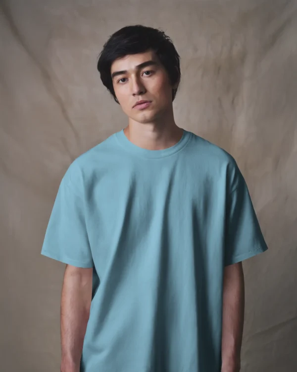 SkyBlue OverSized Heavy Fabric - Image 5
