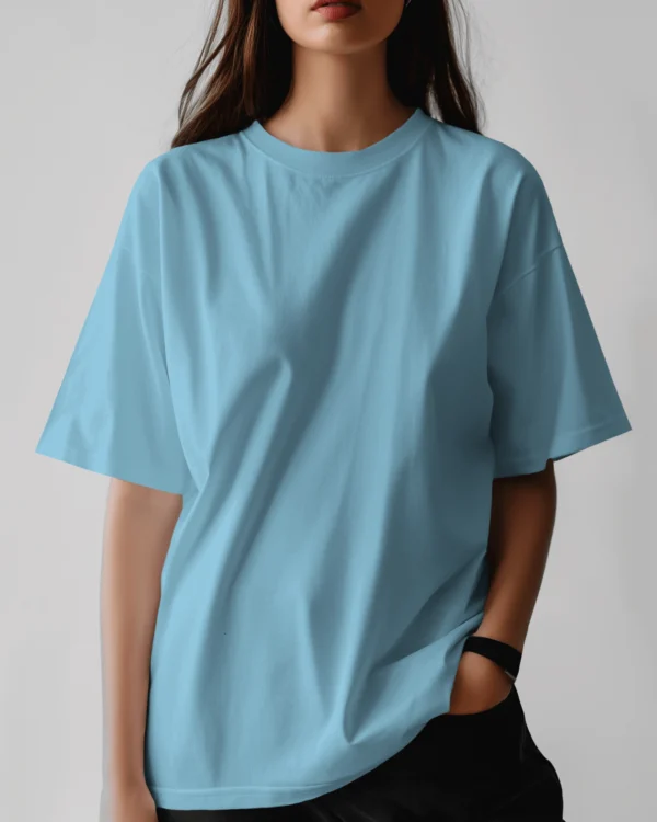 SkyBlue OverSized Heavy Fabric - Image 7