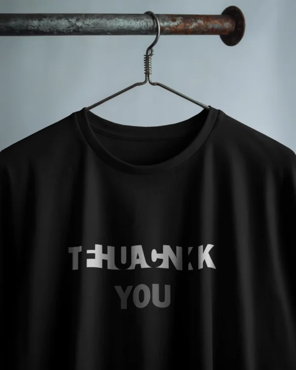Thank(FCK) You OverSized Black - Image 5