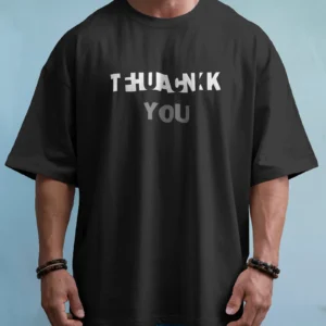 Thank(FCK) You OverSized Black