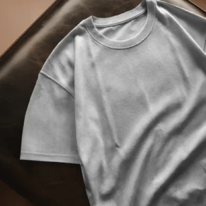 white French Terry oversize T-shirt
