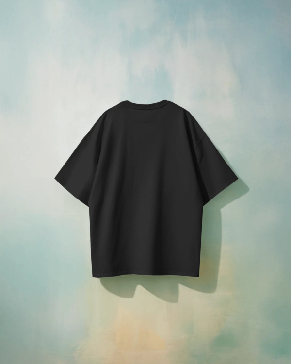 black oversized t-shirt