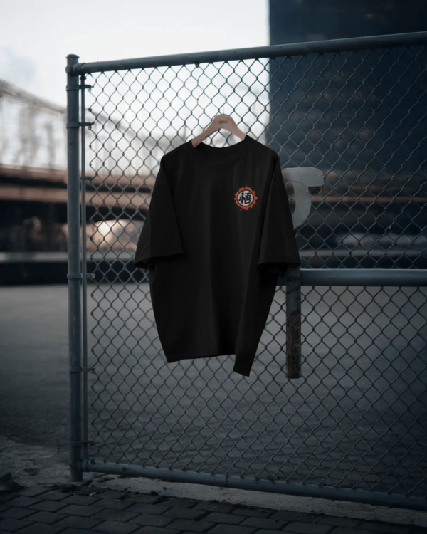 made from 100% cotton and eco-friendly fabric for streetwear lovers Black oversized t-shirt with Super Saiyan