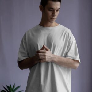 White OverSized Heavy Fabric